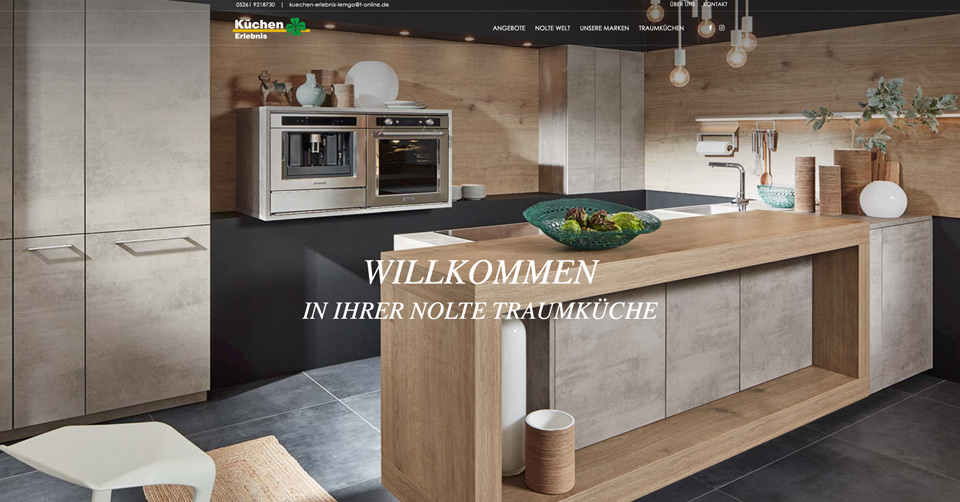 News | Küchen Erlebnis Lemgo Website | Werbeagentur Siekmann